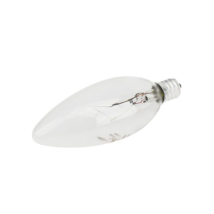 (2146) FOCO INCANDESCENTE E12 TIPO VELA DECORATIVO, 40W