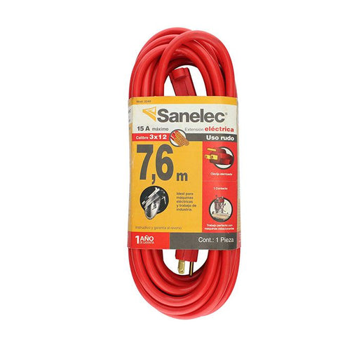 (2240) EXTENSION USO RUDO ROJA 7.6 M CALIB 3X12