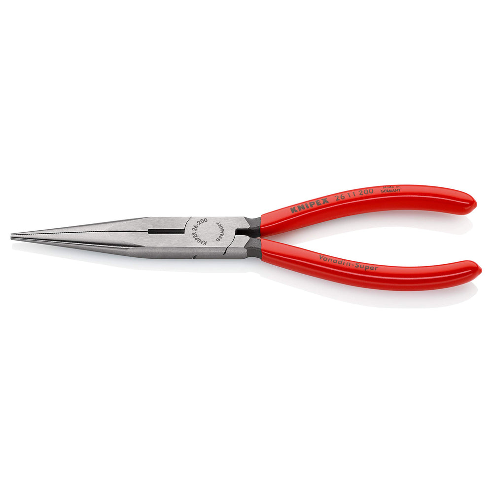 KNIPEX (2611200) PINZA PUNTA LARGA C/ CORTE 8 (200MM)