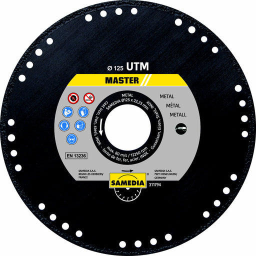 (311793) DISCO DIAMANTE UTM 115 MM METAL