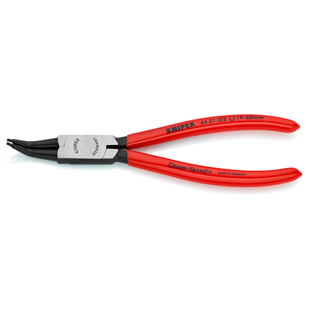 KNIPEX (4431J22) PINZA ANGULAR 45GDS P/ANILLOS 19-60 MM