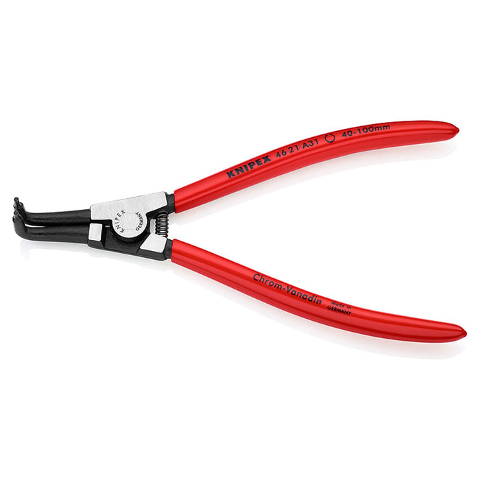 KNIPEX (4621A31) PINZA ANGULAR 90GDS P/ANILLOS 40-100 MM