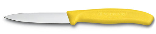 (67606L118) CUCHILLO SC MONDADOR PUNTA, 8CM AMARILLO