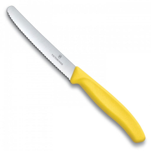 (67836L118) CUCHILLO P/ TOMATES PTA RED 11CM AMARILLO