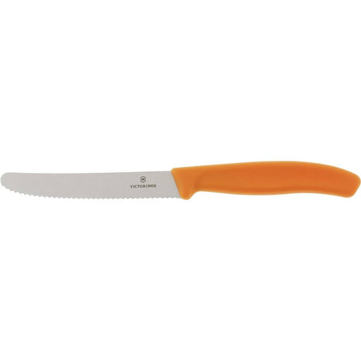 (67836L119) CUCHILLO P/ TOMATES PTA RED 11CM NARANJA