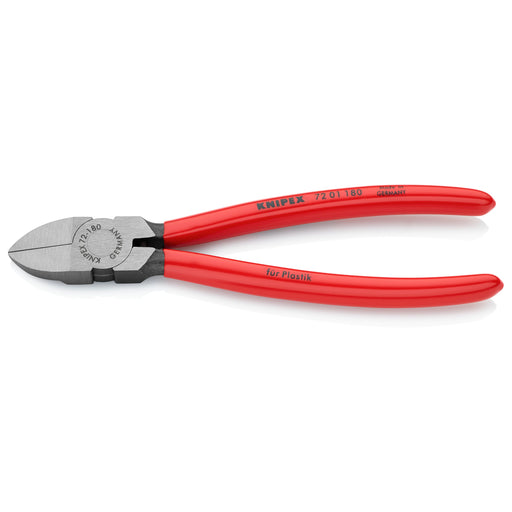 KNIPEX (7201180) PINZA CORTE DIAGONAL PLASTICO 7 (180MM)