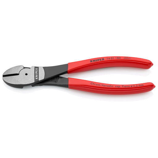 KNIPEX (7401180) PINZA CORTE DIAGONAL EXTRA FUERTE MGO. SENC.