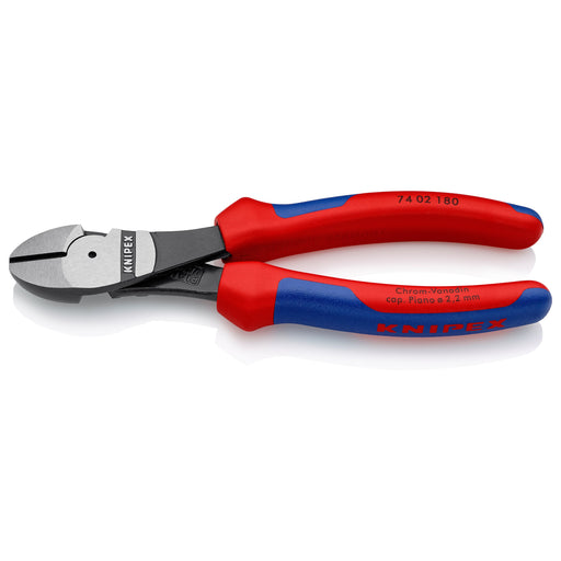 KNIPEX (7402180) PINZA CORTE DIAGONAL 7 (180MM) MANGO BIMAT