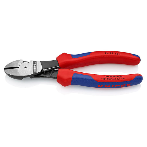 KNIPEX (7412180) PINZA CORTE DIAGONAL 7 (180MM) CON MUELLE DE APERTURA