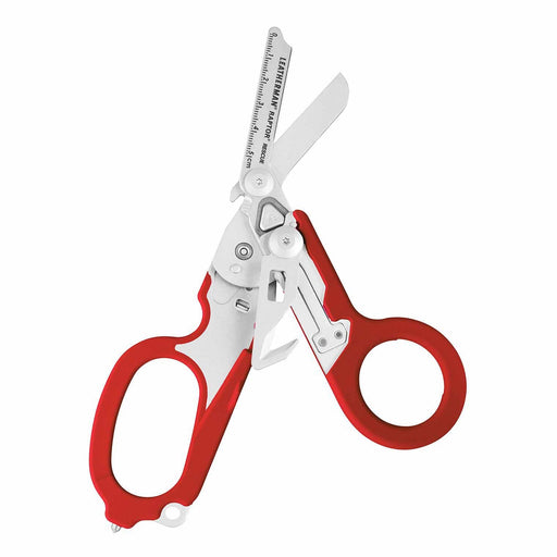 (832337) TIJERA RAPTOR MULTIUSOS P/RESCATISTA ROJA