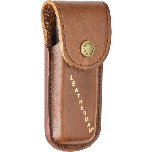 (832593) FUNDA DE PIEL CAFE CHICA LLLEATHERMAN