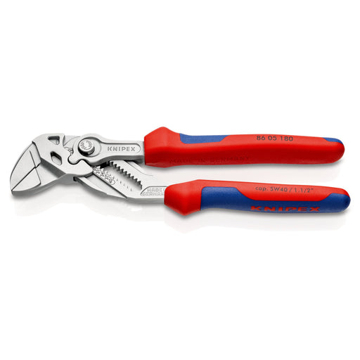 KNIPEX (8605180) PINZA EXTENSION LISA AJUSTABLE DE 1 3/8 LONGITUD 7.2 (180MM) MANGO ERGONOMICO