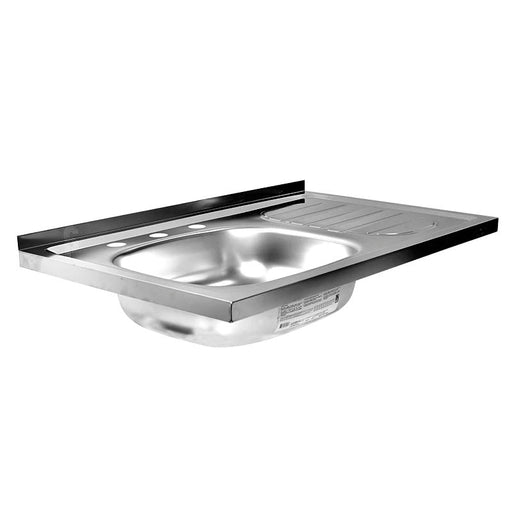 (93410/535) FREGADERO ACERO INOX 80 X 50 1CL 3P STD