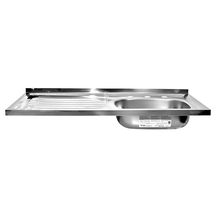 (93422/535) FREGADERO ACERO INOX 100X50 1CD 3P STD