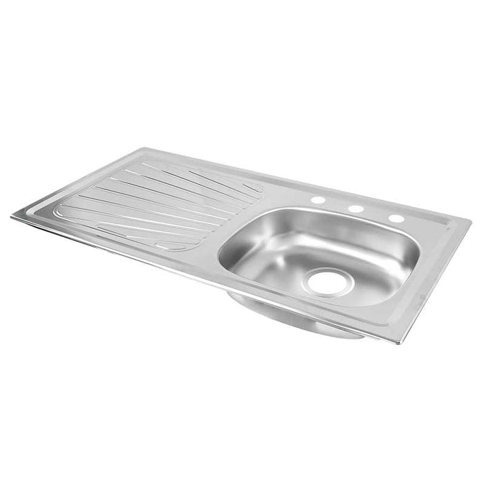 (93944/535) FREGADERO ACERO INOX. 100X50 1CD STD