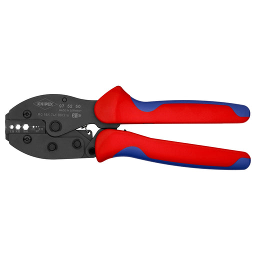 KNIPEX (975250) PINZA PONCHADORA P/TERMINALES COAXIALES BNC PARA RG 58/174/188/316