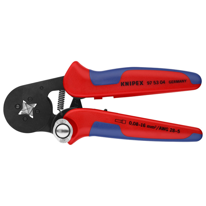 KNIPEX (975304) PINZA PONCHADORA P/ TERMINAL LATERAL PARTA PUNTERAS SIN AISLAR