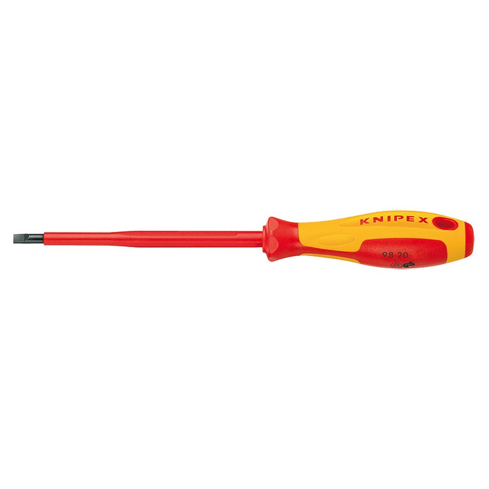 KNIPEX (982025) DESARMADOR PLANO AISLADO 1000V 7 (177MM)