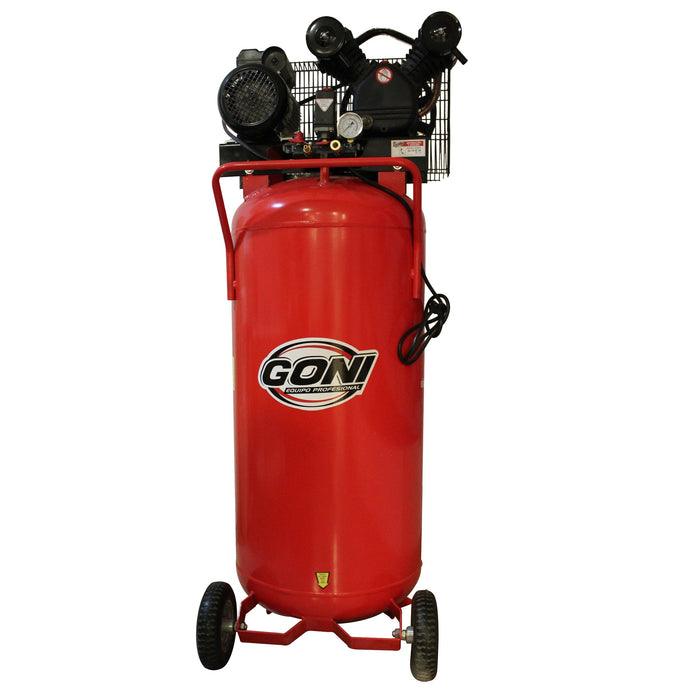 (990) COMPRESORA DE 5 HP CON TANQUE DE 190 LTS VERTICAL