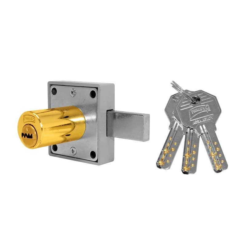 (AS-250L) CHAPA DE SEGURIDAD LATON