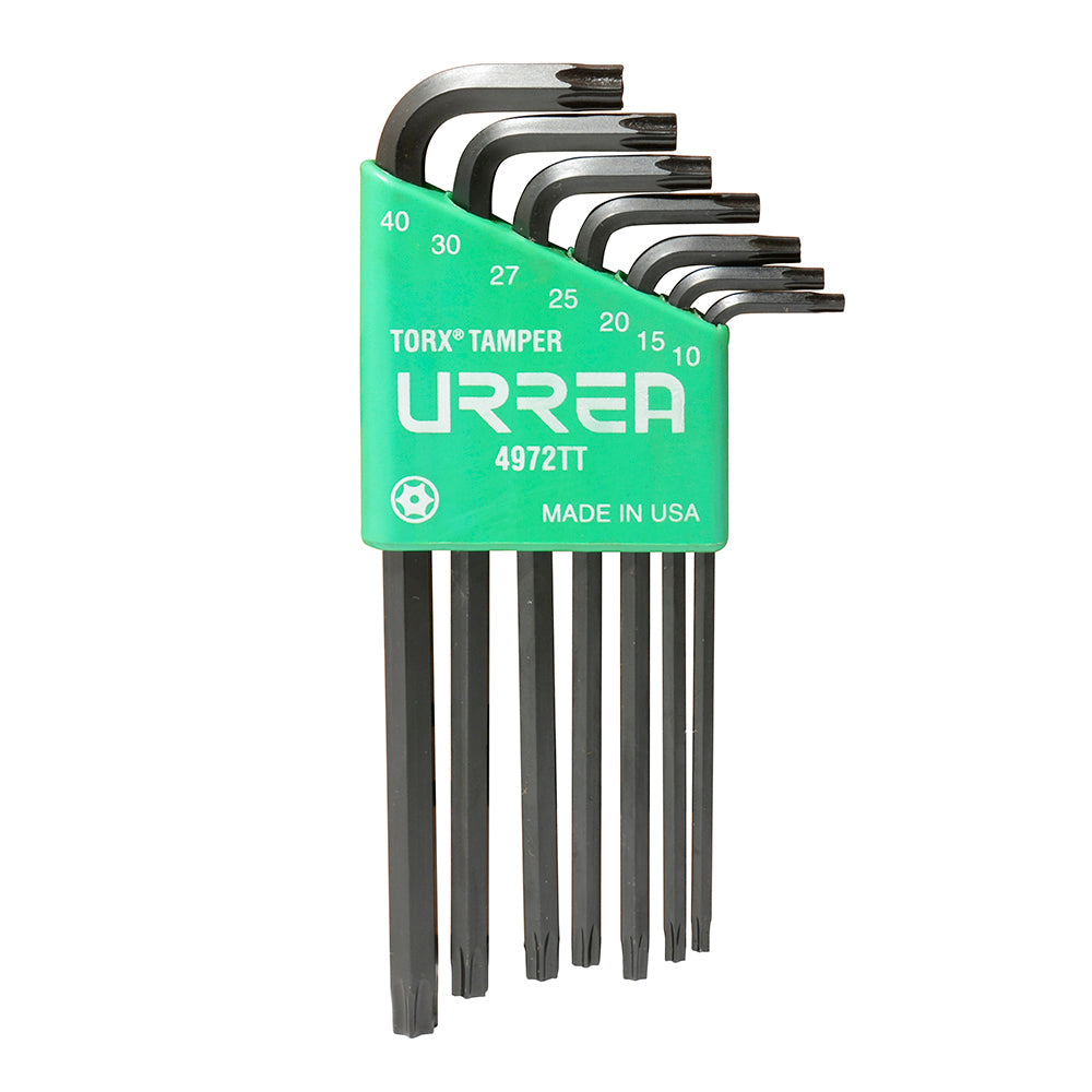 (U4972TT) JGO. 7 LLAVES L TORX T10-T40 SEG.