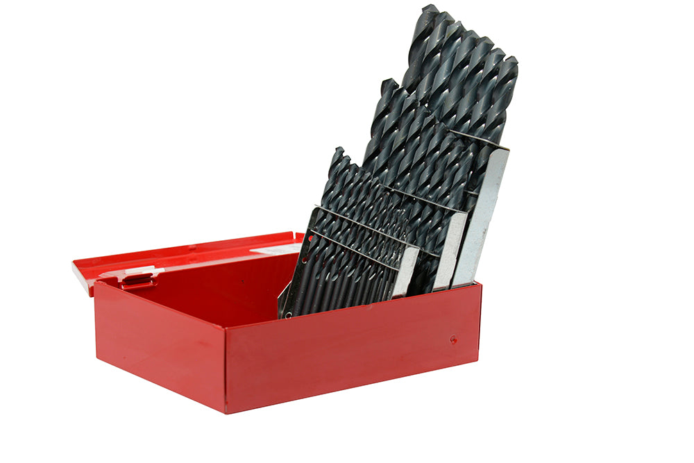 (U5129) JUEGO DE BROCAS CAJA METAL 29PZ